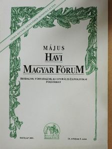 Bárdossy László - Havi Magyar Fórum 2001. május [antikvár]