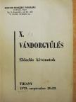 X. Biofizikai Vándorgyűlés [antikvár]