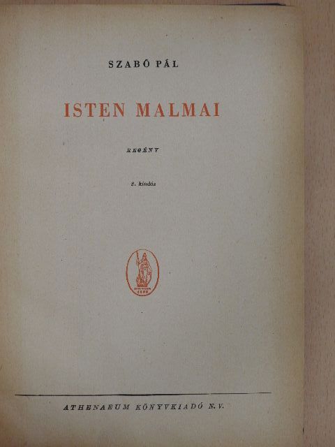 Szabó Pál - Isten malmai [antikvár]