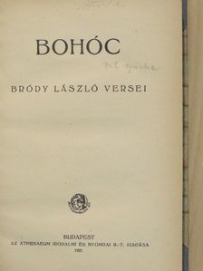 Bródy László - Bohóc [antikvár]