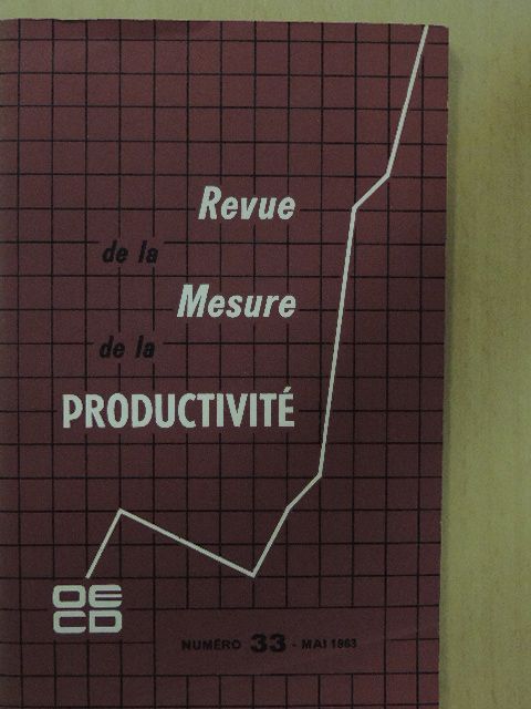 H. Sainmont - Revue de la Mesure de la Productivité Mai 1963 [antikvár]