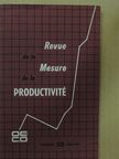 H. Sainmont - Revue de la Mesure de la Productivité Mai 1963 [antikvár]