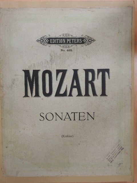 Wolfgang Amadeus Mozart - Sonaten [antikvár]