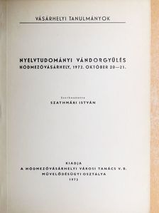 Bárczi Géza - Nyelvtudományi vándorgyűlés [antikvár]