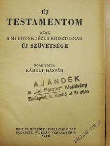 Új Testamentom/Zsoltárok könyve [antikvár]