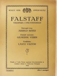 Arrigo Boito - Falstaff [antikvár]