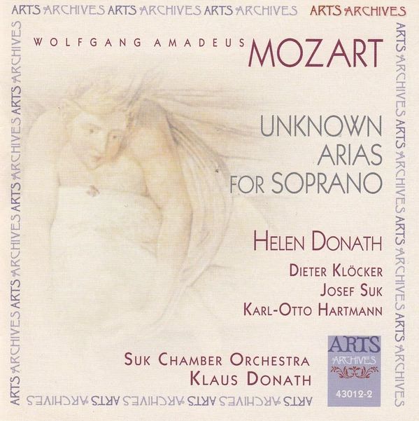MOZART - UNKNOWN ARIAS FOR SOPRANO CD HELEN DONATH