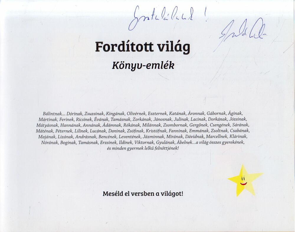 Erdős László - Fordított világ (aláírt) [antikvár]
