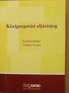 Back András - Közigazgatási eljárásjog [antikvár]