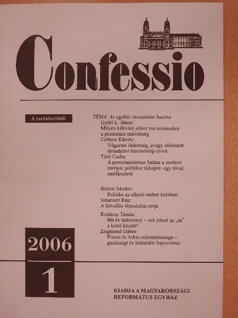 Ambrus Katalin - Confessio 2006/1. [antikvár]
