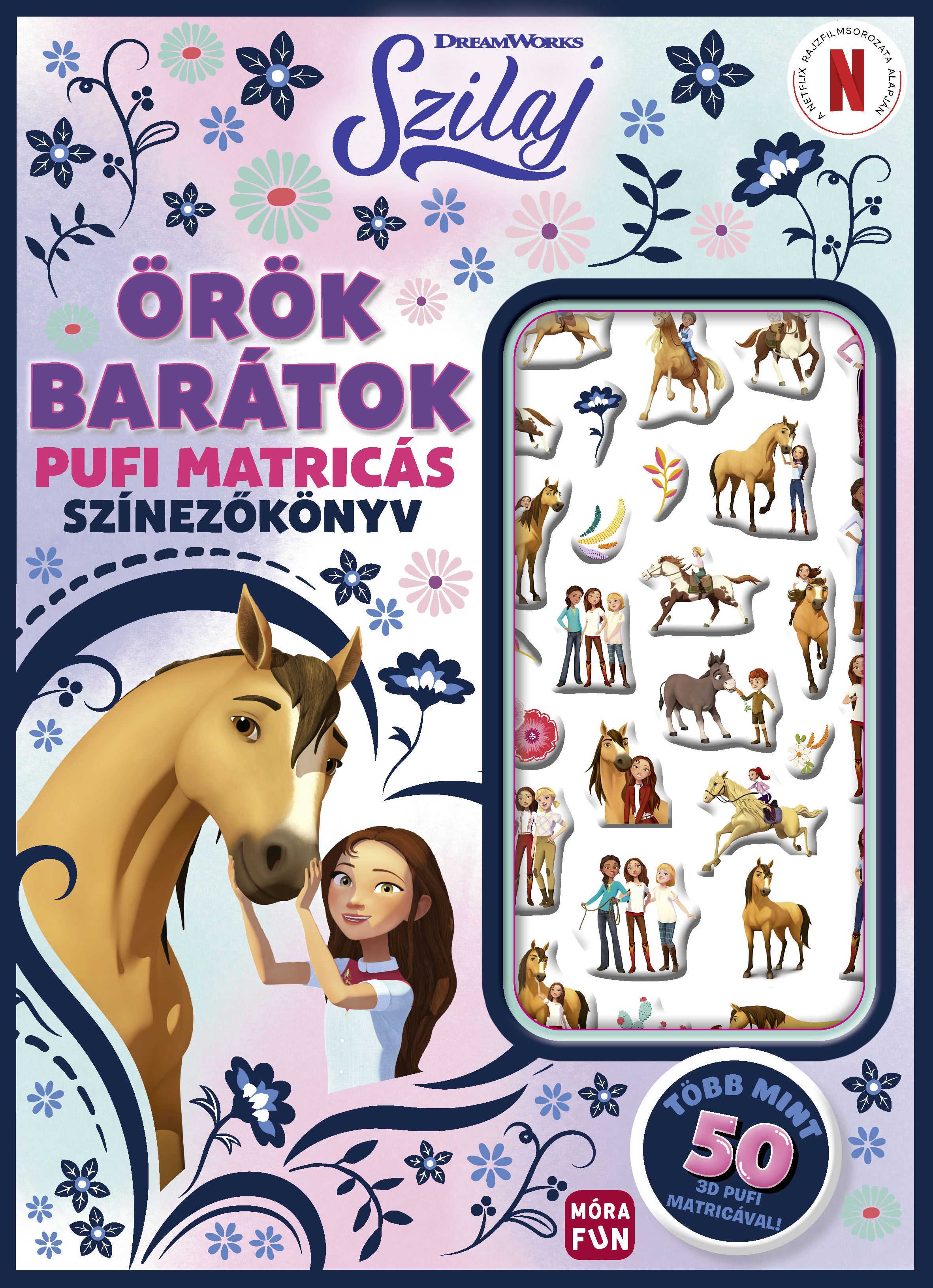 Szilaj. Örök barátok. Pufi matricás színezőkönyv