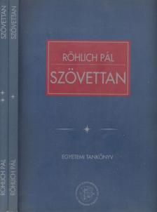 Röhlich Pál - Szövettan I-II. [antikvár]