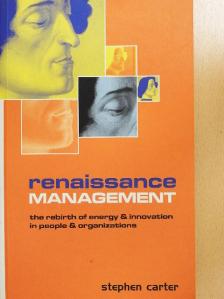 Stephen Carter - Renaissance Management [antikvár]