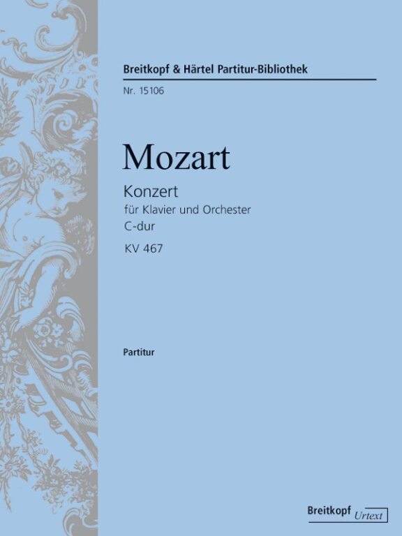 MOZART, W,A, - KLAVIERKONZERT 21 C-DUR KV 467 PARTITUR (N. GERTSCH)