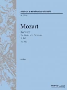 MOZART, W,A, - KLAVIERKONZERT 21 C-DUR KV 467 PARTITUR (N. GERTSCH)