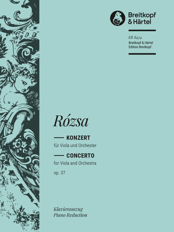 RÓZSA MIKLÓS - KONZERT FÜR VIOLA UND ORCHESTER OP.37 KLAVIERAUSZUG