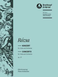 RÓZSA MIKLÓS - KONZERT FÜR VIOLA UND ORCHESTER OP.37 KLAVIERAUSZUG