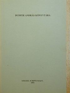 Jankovics József - Dudith András Könyvtára [antikvár]