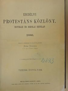 Bierbrunner Gusztáv - Erdélyi Protestáns Közlöny 1880. január 4.-december 26. [antikvár]