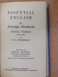 C. E. Eckersley - Essential English for Foreign Students Book 3. [antikvár]