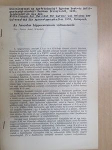 Pénzes Antal - Az Aesculus hippocastanum változatairól [antikvár]