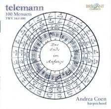 TELEMANN - 100 MENUETS TWV 34:1-100 2CD ANDREA COEN