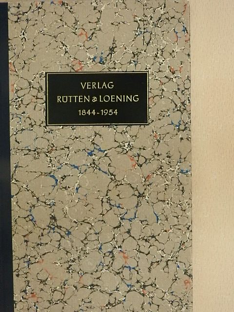 Hundertundzehn Jahre Verlag Rütten & Loening, Berlin [antikvár]