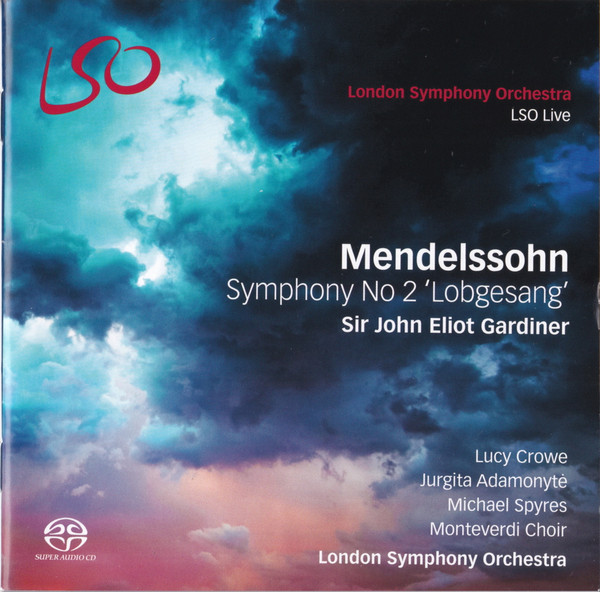 MENDELSSOHN - SYMPHONY NO.2 "LOBGESANG" SACD (+BLURAY) GARDINER