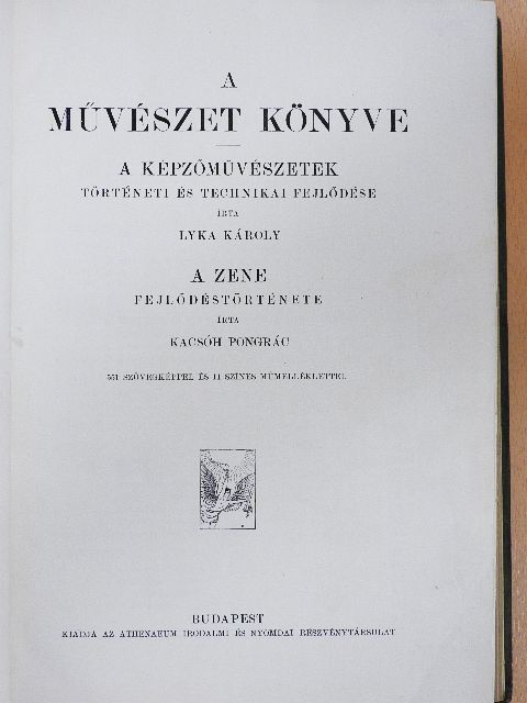 Kacsóh Pongrác - A művészet könyve [antikvár]