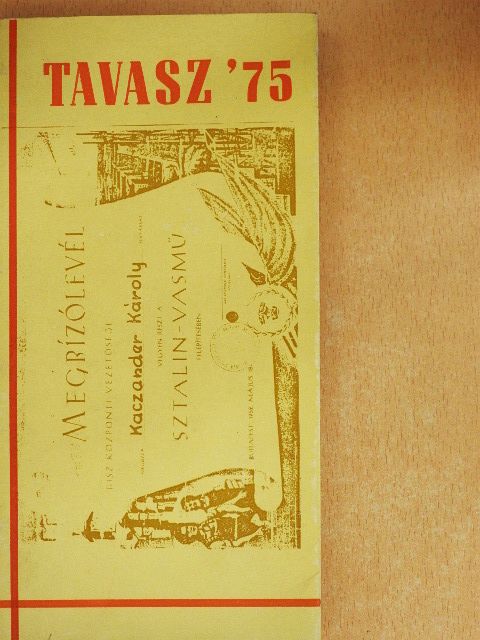 Bácsvári István - Tavasz '75  [antikvár]