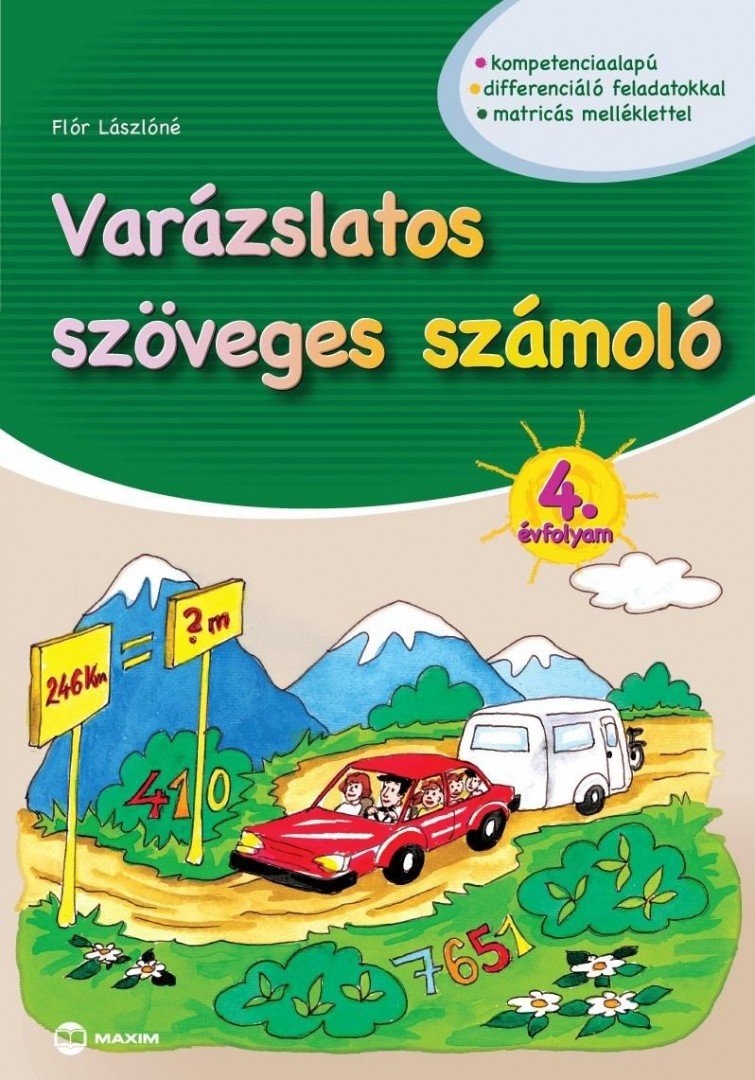 Flór Lászlóné - Varázslatos szöveges számoló 4. évfolyam [antikvár]
