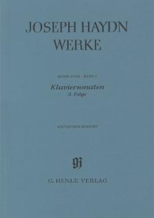 JOSEPH HAYDN WERKE XVIII/3 KLAVIERSONATEN 3.FOLGE KRITISCHER BERICHT, VERF. VON SILKE SCHLOEN