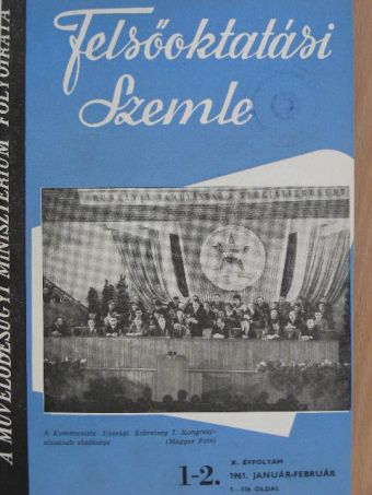 Felsőoktatási Szemle 1961. január-december [antikvár]