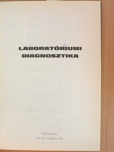 Laboratóriumi diagnosztika 1985-1986. január-december [antikvár]