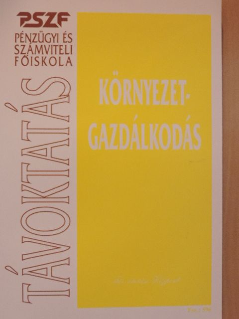 Hazayné Dr. Ladányi Éva - Környezetgazdálkodás [antikvár]
