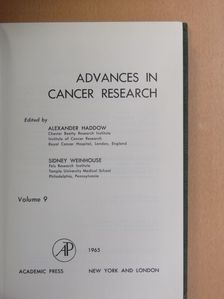 Sidney Weinhouse - Advances in Cancer Research 9. [antikvár]