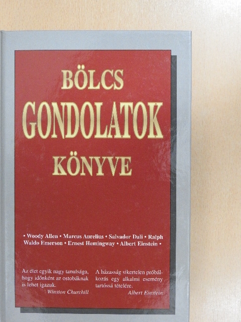 Bölcs gondolatok könyve [antikvár]