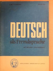 Barbara Hartl - Deutsch als Fremdsprache 5/1988 [antikvár]