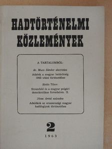 Borosy András - Hadtörténelmi Közlemények 1963/2. [antikvár]