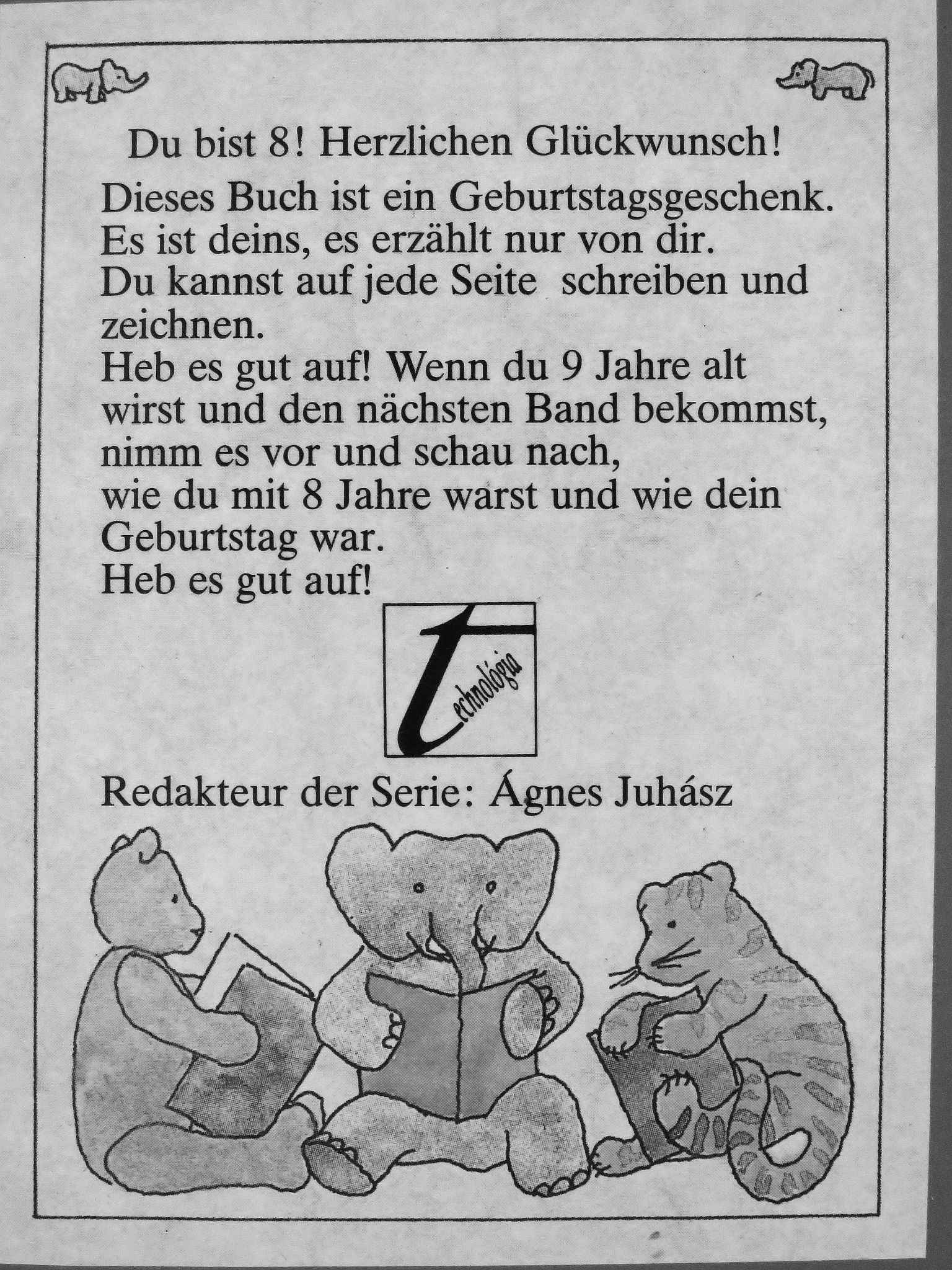 Aliz Mosonyi - Ich bin 8! [antikvár]
