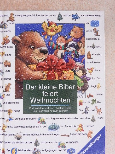Christine Georg - Der kleine Biber feiert Weihnachten [antikvár]