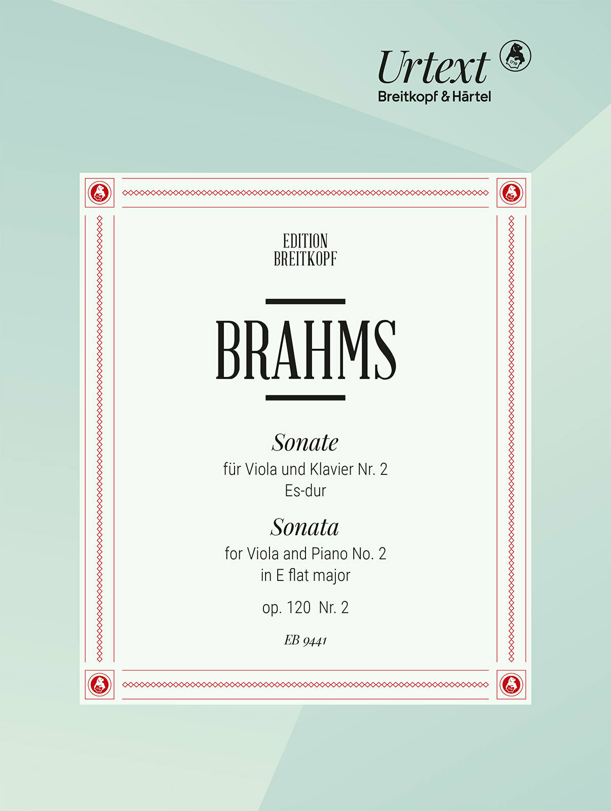 BRAHMS... - SONATE FÜR VIOLA UND KLAVIER NR. 2 ES-DUR OP.120 NR.2