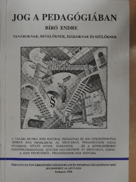 Bíró Endre - Jog a pedagógiában [antikvár]