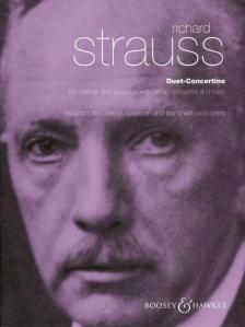 STRAUSS RICHARD - DUET-CONCERTINO - FOR CLARINET AND BASSOON WITH STRING ORCHESTRA AND HARP