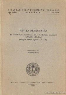 Békési Imre - Név és névkutatás [antikvár]