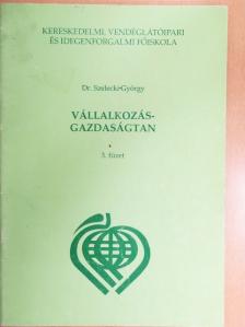 Dr. Szelecki György - Vállalkozás-gazdaságtan 3. [antikvár]