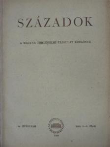 Diószegi István - Századok 1960/5-6. [antikvár]