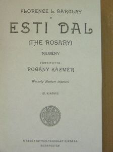 Florence L. Barclay - Esti dal [antikvár]