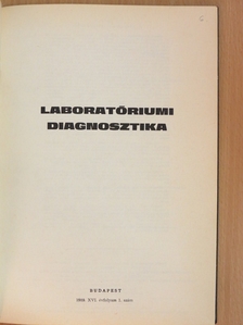 Laboratóriumi diagnosztika 1989. január-december [antikvár]