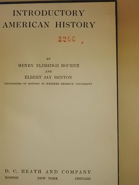 Albert Jay Benton - Introductory American History [antikvár]